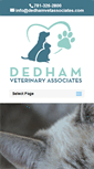Mobile Screenshot of dedhamvetassociates.com
